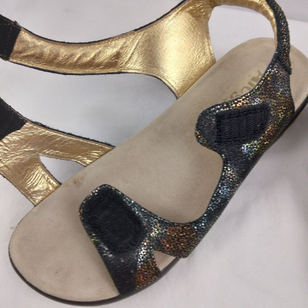 Alegria Joy Oh Snap Joy-483 Black Iridescent Leather Women's Size 38 US 8 8.5 - Picture 10 of 10